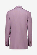 Single-Breasted Wool Jacket