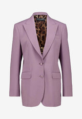 Single-Breasted Wool Jacket