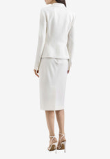 Bi-Stretch Twill Pencil Skirt