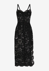 Cordonetto Lace Midi Dress