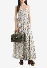 Small Floral-Print Poplin Dress