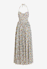 Small Floral-Print Poplin Dress