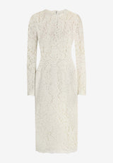 Cordonetto Lace Midi Dress