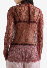 Chantilly Long-Sleeved Lace Top