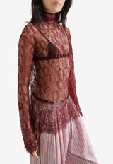 Chantilly Long-Sleeved Lace Top