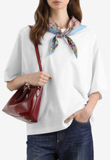 Crewneck T-shirt with Scarf and DG-Embroidery