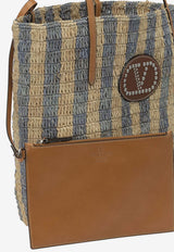 Valentino Medium VLogo Raffia Tote Bag Beige 8W2B0R37UHKC8C_cc3a8f79-f400-497c-91f1-e056291a4328
