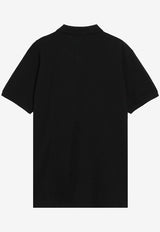 Polo Ralph Lauren Logo Embroidered Polo T-shirt Black 710782592001CO/T_POLOR-BLK