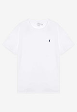 Polo Ralph Lauren Logo Embroidered Slim T-shirt White 710680785003CO/T_POLOR-WHT
