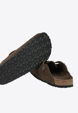 Boston Suede Clogs