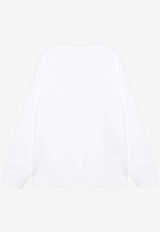 Polo Ralph Lauren Logo Embroidered Sweatshirt White 710B18909002CO/T_POLOR-WHT