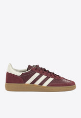 Handball Spezial Croc-Embossed Leather Sneakers