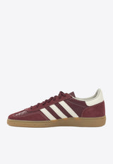 Handball Spezial Croc-Embossed Leather Sneakers