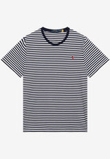 Polo Ralph Lauren Stripe Logo T-shirt Blue 710956828502CO/T_POLOR-NN