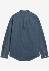 Polo Ralph Lauren Logo Denim Shirt Blue 710792043001CO/T_POLOR-DE