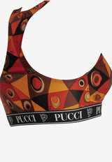 Occhi Print Cropped Top