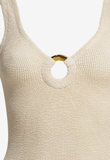 Celine Crinkle One-Piece Swimsuit