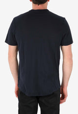 James Perse Basic Crewneck T-shirt Blue MLJ3311--DEE