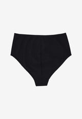 Elisabetta Franchi Logo Stretch Panty Black GO11057_E2