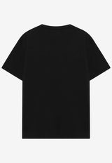 Polo Ralph Lauren Logo Embroidered Slim T-shirt Black 710680785001CO/T_POLOR-BLK