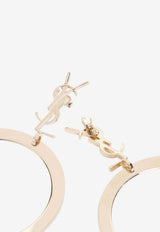 Cassandre Creole Golden Brass Hoops