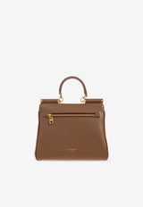 Dolce & Gabbana Small My Sicily Leather Handbag Brown BB7781 B7321-8Z093
