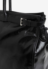 Buffalo Leather Shopping Tote