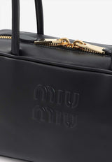 Beau Calf Leather Bowling Bag