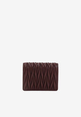 Matelassé Lambskin Quilted Wallet