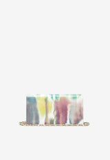 Christian Louboutin Bettina Tie-Dye Patent Leather Clutch Multicolor 3265013LE/T_LOUBO-M023