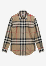 Burberry Archive Check Slim Shirt Beige 8111856155954/T_BURBE-A7028