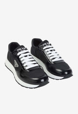 Prax 01 Brushed Leather Sneakers
