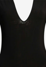 V-neck Stretch Bodysuit