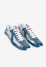 Calf Leather and Mesh Sneakers
