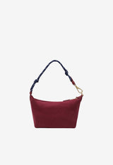 Miu Miu Gabardine Logo Pouch Bag Cherry 5NE8412IA7/T_MIU-F0KM8