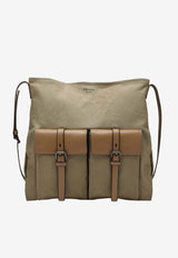 Prada Route Canvas and Leather Utility Messenger Bag Beige 2VH207OOO2G6S/T_PRADA-F0241