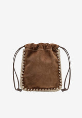 Prada Suede Leather Phone Holder Brown 1ZT0922FP1/T_PRADA-F0324