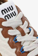 Tyre Technical Fabric and Suede Sneakers