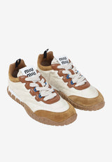 Tyre Technical Fabric and Suede Sneakers