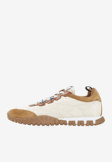 Tyre Technical Fabric and Suede Sneakers