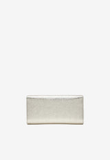 Jimmy Choo Emmie Glittered Clutch Bag Platinum EMMIEDXB/T_JIMCH-OO1389