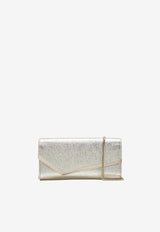 Jimmy Choo Emmie Glittered Clutch Bag Platinum EMMIEDXB/T_JIMCH-OO1389