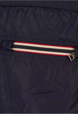 Moncler Tricolor Logo Patch Swim Shorts Navy L10912C000175985M_742