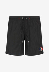Moncler Nylon Swim Shorts Black L10912C000175985M_999