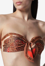 Zimmermann Mahon Scarf Bandeau Bikini Top Multicolor 7773WSS263NY/T_ZIMM-TP