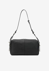 PINKO Medium Keeper Shoulder Bag in Calf Leather Black 106676A2JGZ99O_f848581e-0ded-4220-98c8-3186d8474027