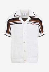 Openwork Crochet Knit Shirt