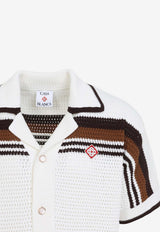 Openwork Crochet Knit Shirt