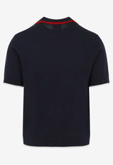 Knitted Track Polo T-shirt