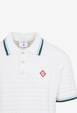 Boucle Knit Polo T-shirt